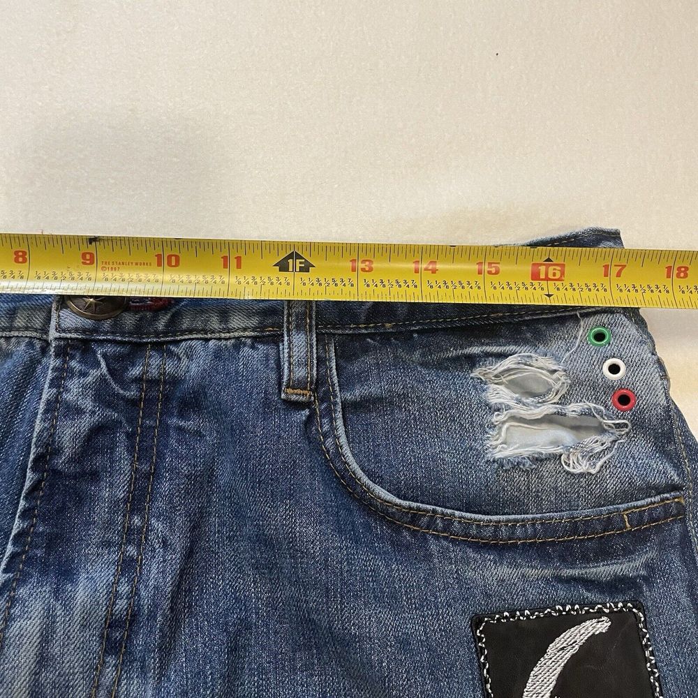 Phillip Plein Jean Shorts‎ Men's Size 34 Designer Denim Jeans Pants - Picture 13 of 16